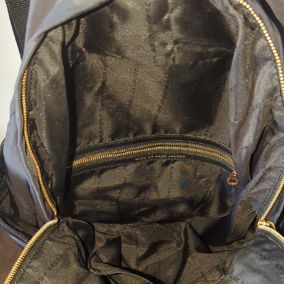 Marc Jacobs Black Nylon Backpack with Gold Hardware - Picture 4 of 6